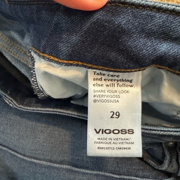 Vigoss Dark Blue Flare Jeans - Picture 4 of 8
